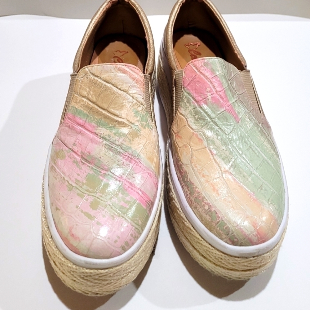 CELESTIA SHOES FAUX LEATHER multicolor size 38( us 7.5)